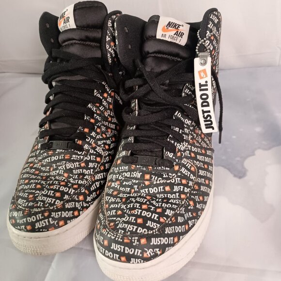 Nike Air Force 1 High '07 LV8 Just Do It Men’s Size 14 Sneakers Excellent - Picture 1 of 15